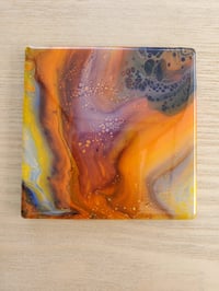 Image 2 of Orange & Purple Coasters