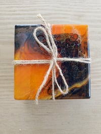 Image 4 of Orange & Purple Coasters