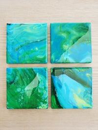 Image 1 of Four Leaf Coasters