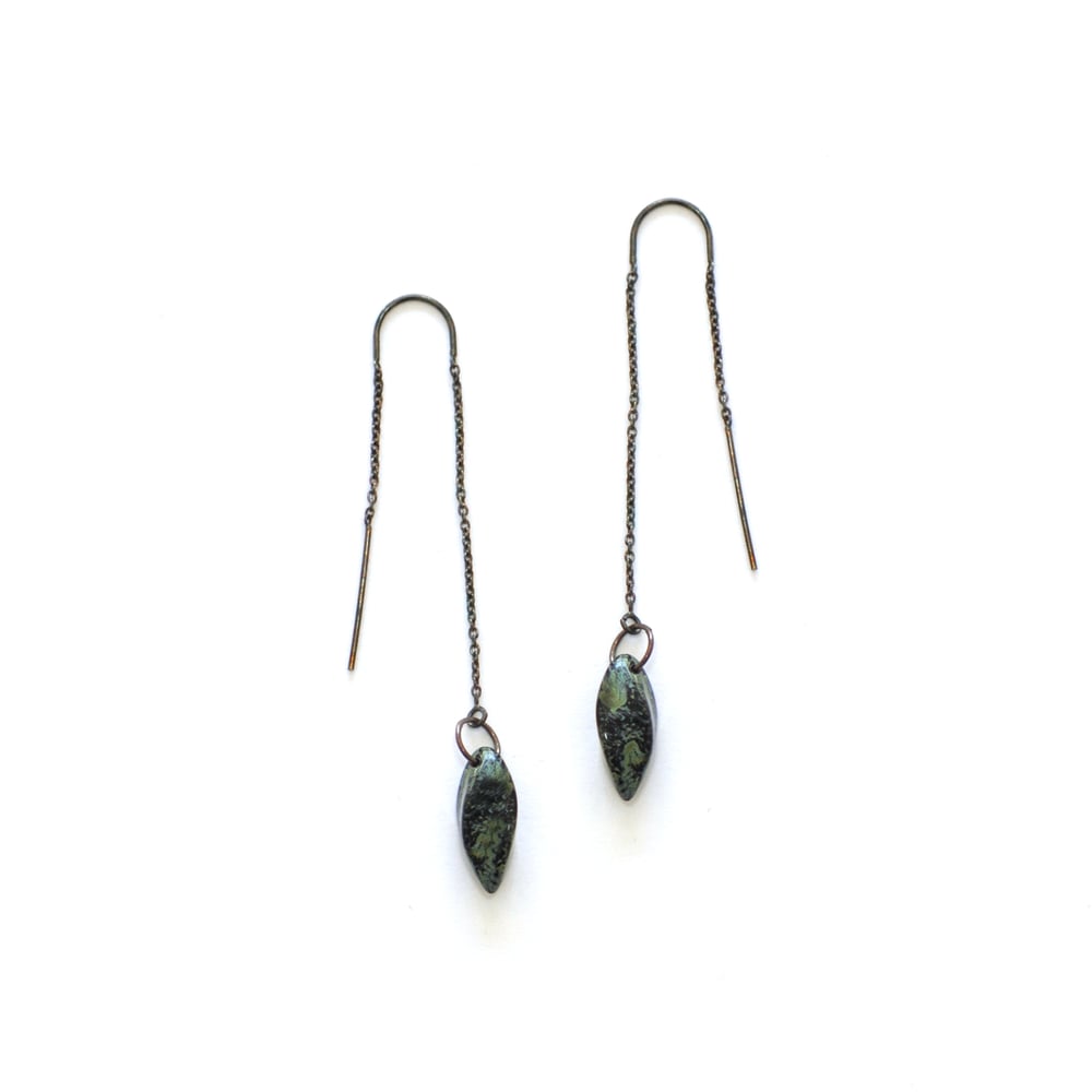 Image of STELLAR long drop earrings