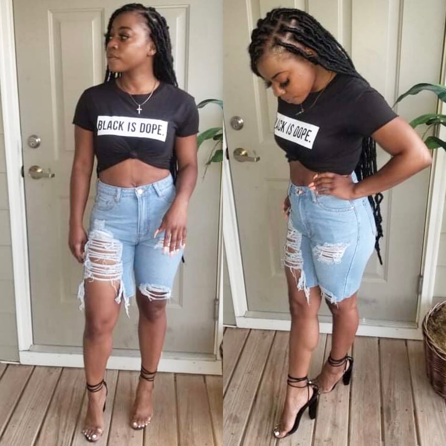 Image of Cuttin’ Up Denim Shorts