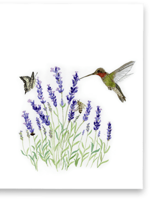 Image of Garden Pollinators Greeting Card