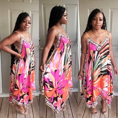 Image of Bella Handkerchief Dress