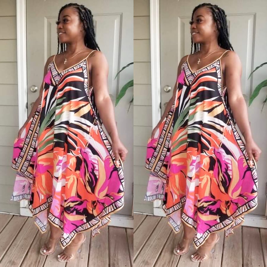 Image of Bella Handkerchief Dress