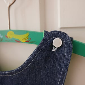 Image of Reversible Children Pocket Pinafore - green