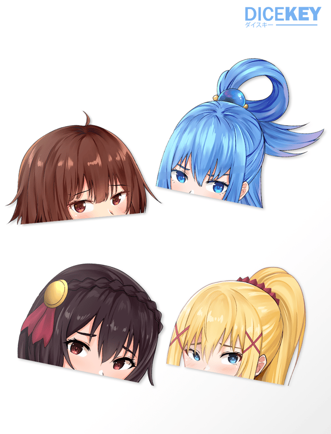 Anime Peeker and Stickers, Konosuba