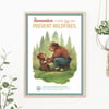 Prevent Wildfires Poster 12x16 