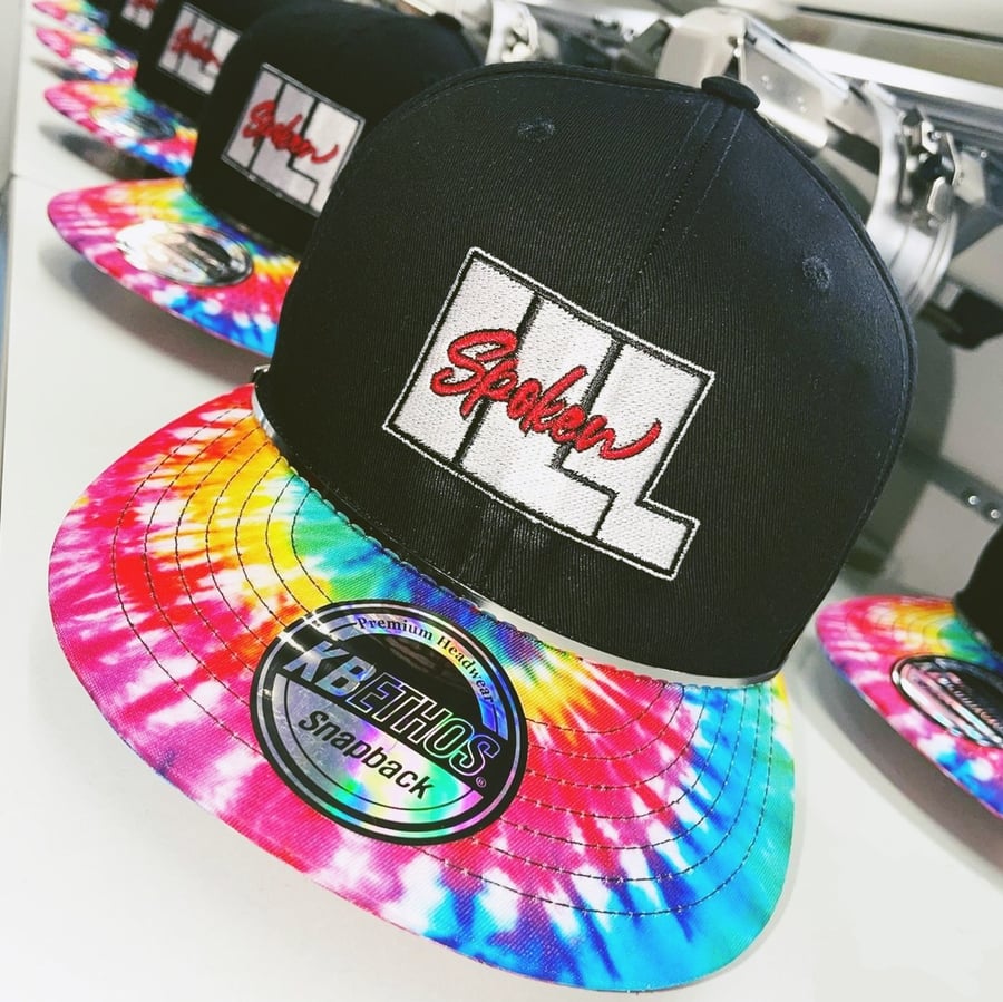 Image of Tie Dye Brim Snapback Hat