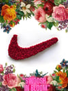 Swoosh in Bloom - Red Roses 