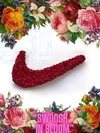 Image 1 of Swoosh in Bloom - Red Roses 