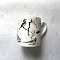 Pied Wagtail Bone China Mug