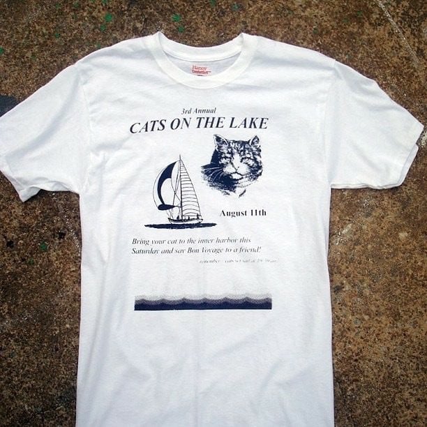 Image of CATS ON THE LAKE SHIRT