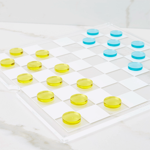 Image of Lucite Chess & Checkers