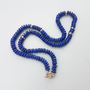Knotted Lapis Necklace