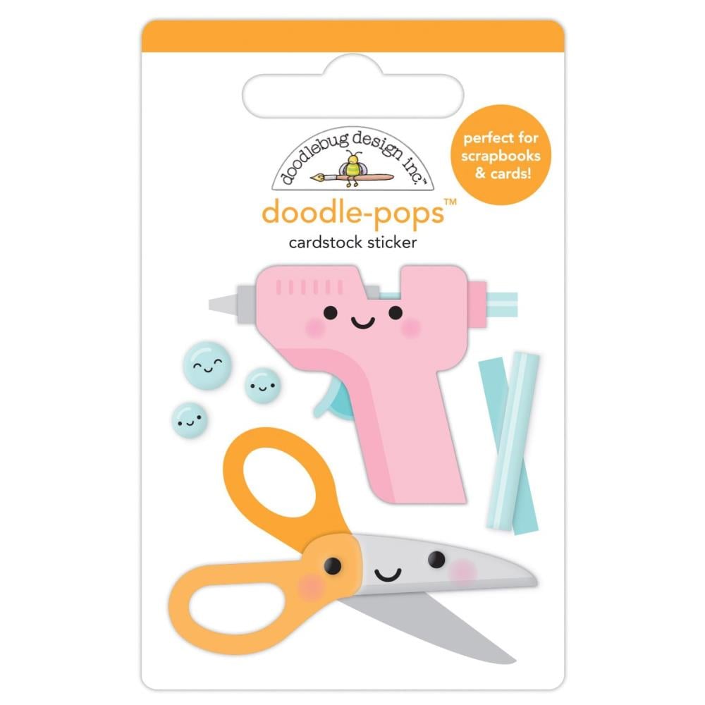 Image of Cute & Crafty Doodle-Pops 3D Stickers