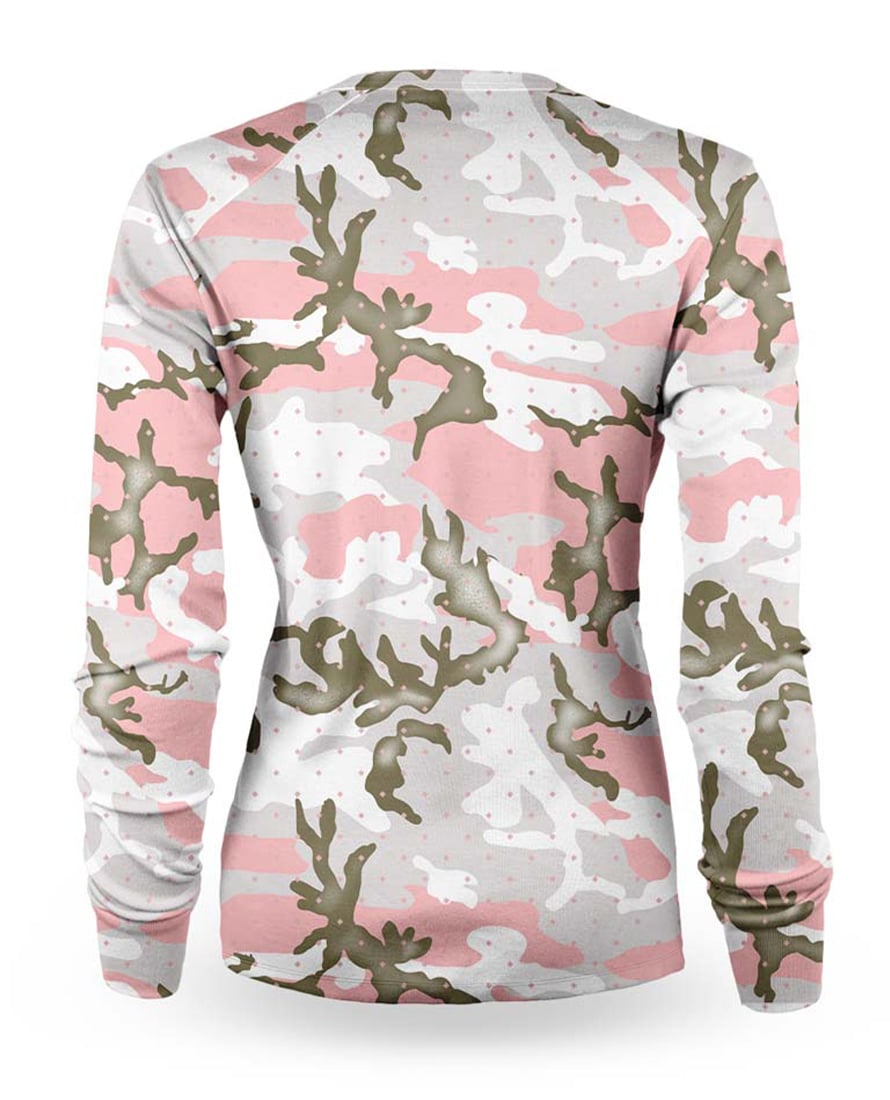 pink camouflage shirts for womens