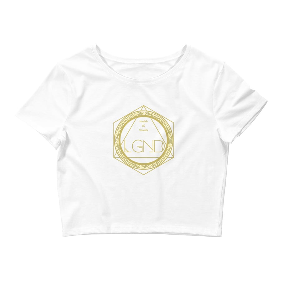 Image of Health Is Wealth Crop Top