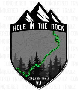 Image of "Hole In The Rock"  WA Trail Badge