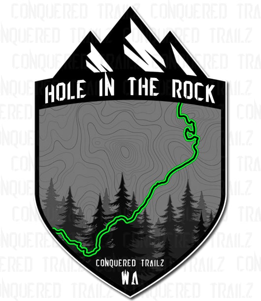 Image of "Hole In The Rock"  WA Trail Badge