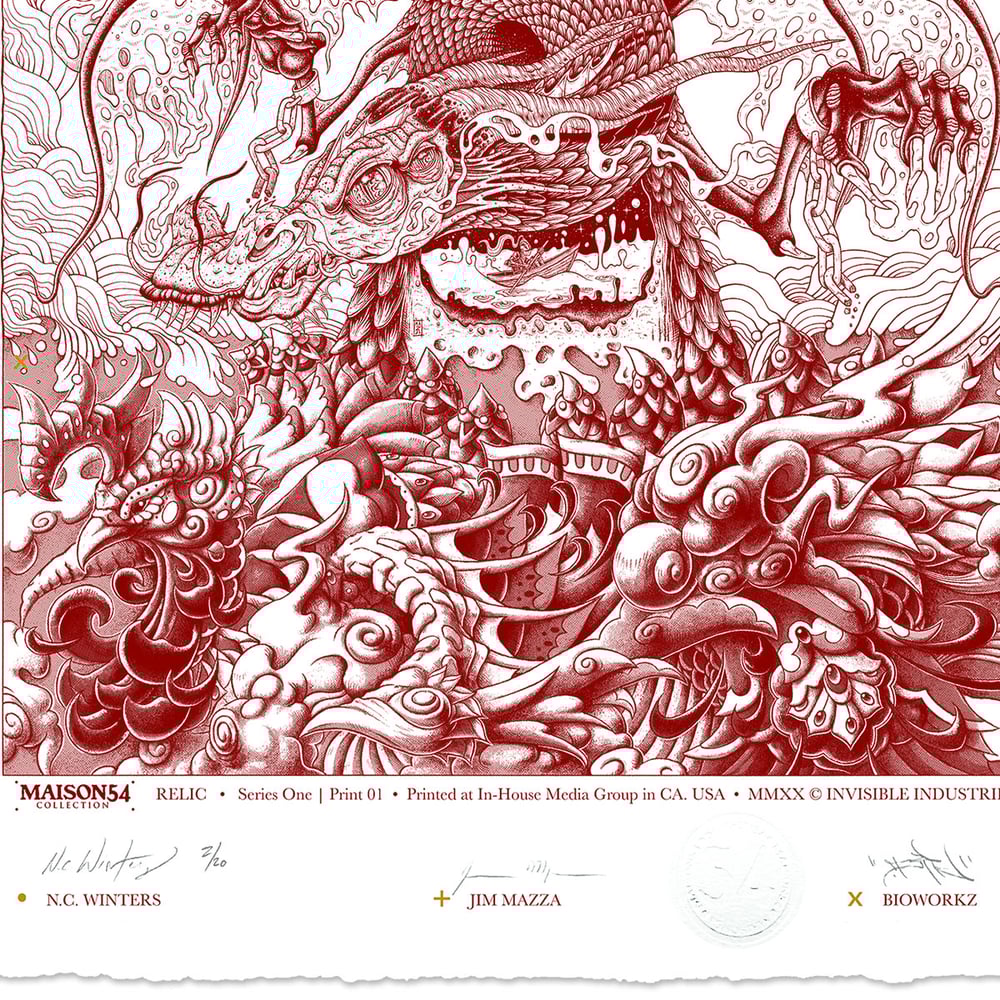 Image of "Relic" Maison54 Collaborative Print