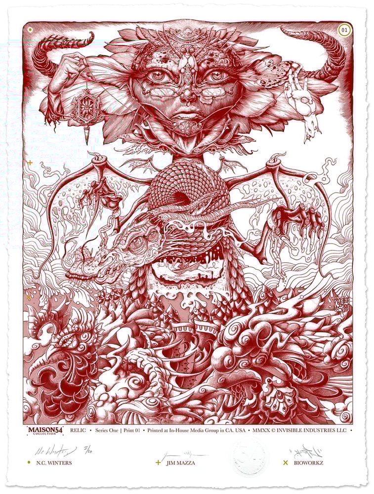 Image of "Relic" Maison54 Collaborative Print