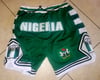 Nigeria Flag Mesh Basketball Shorts