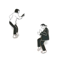 Image 1 of PULP FICTION MIA & VINCENT DANCING PIN SET (2)