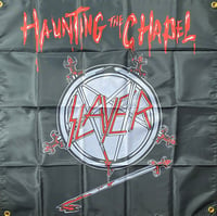 Image 2 of Slayer " Haunting The Chapel " Flag / Tapestry / Banner