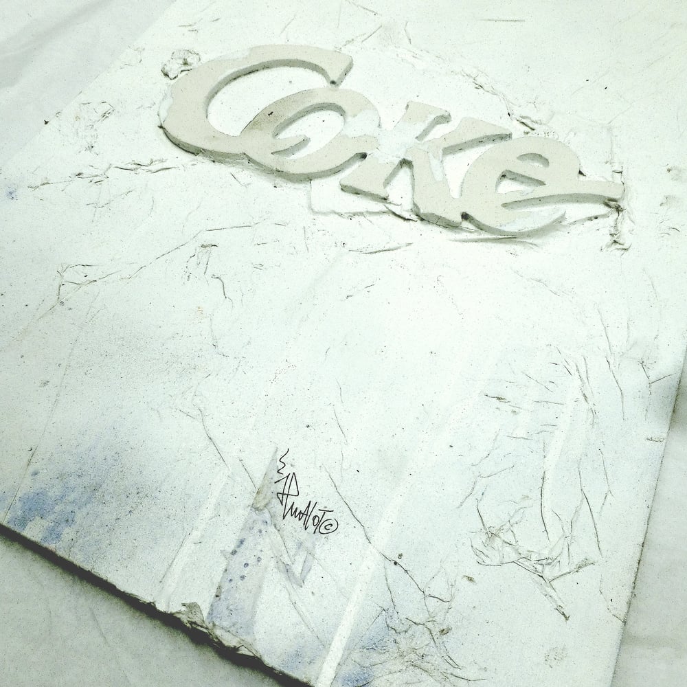 JP Malot. 'Coke' Brut. 2021. 40x30. Signed + COA. Frame included.