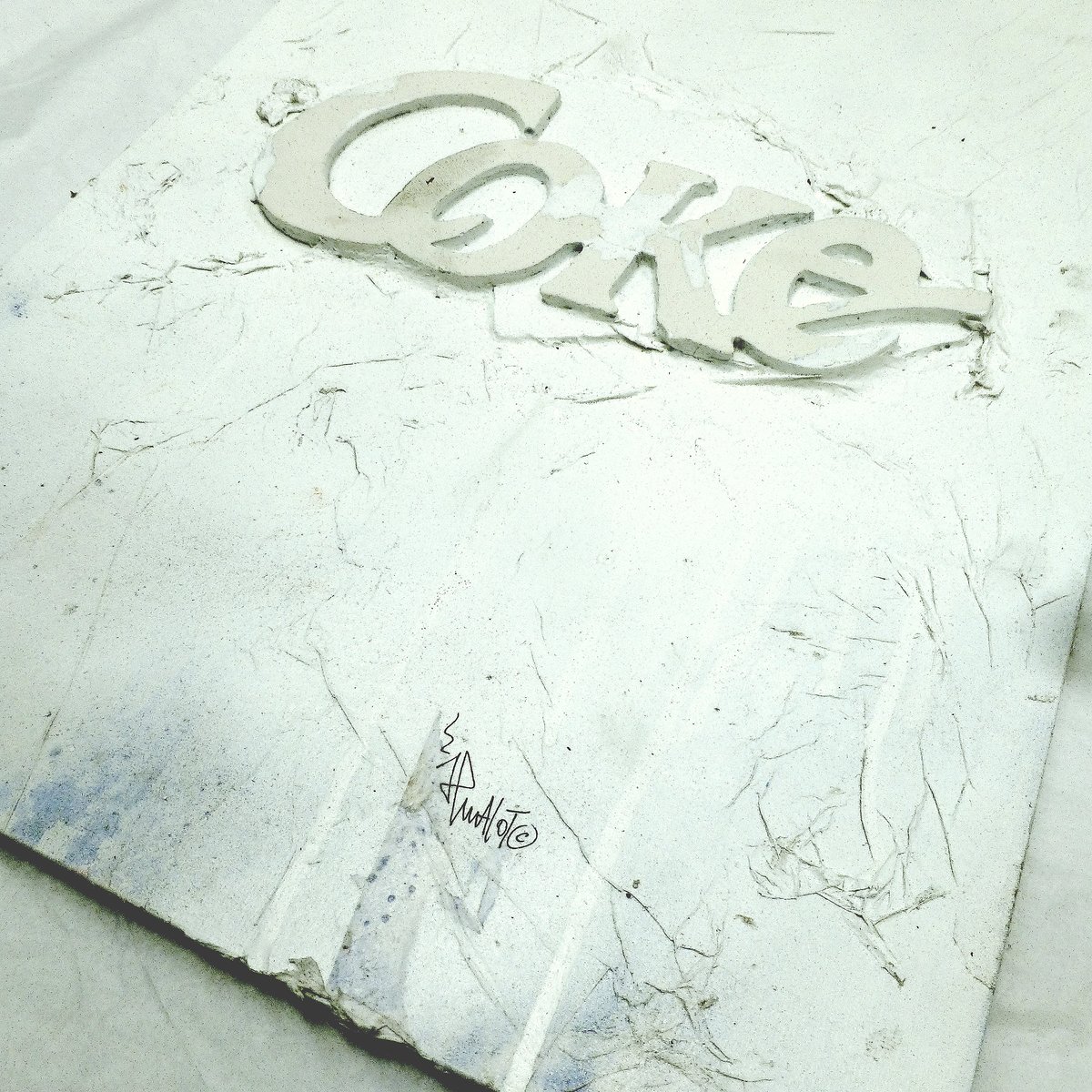 Image of JP Malot. 'Coke' Brut. 2021. 40x30. Signed + COA. Frame included.