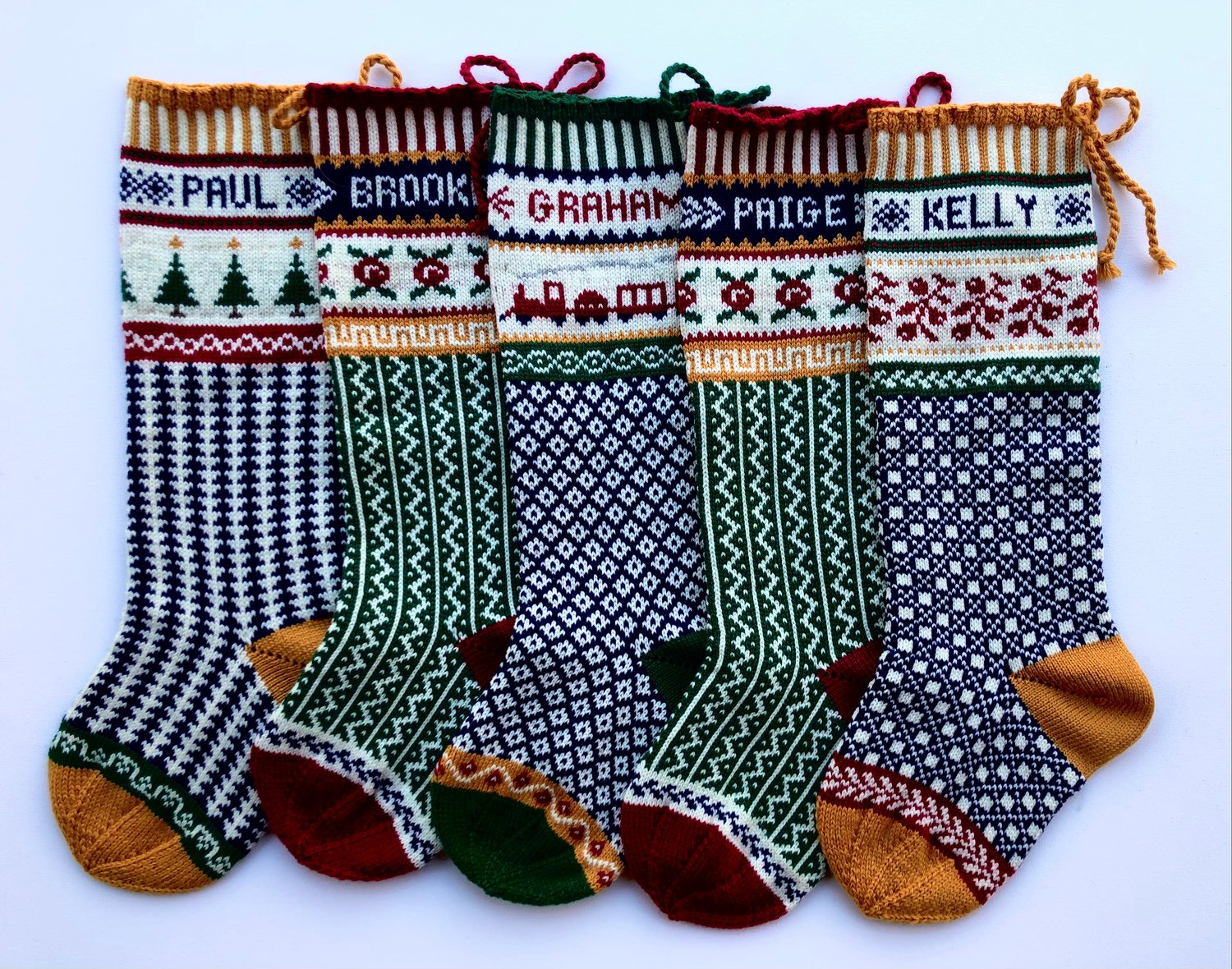 Image of Train Christmas Stocking
