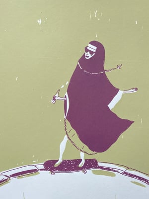 Image of 'Nuns Having Fun' Print (GREEN)