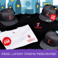 Mega London Phoenix Merchandise