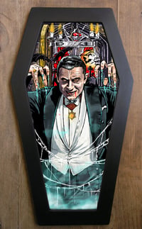 Dracula (Bela Lugosi) Coffin Art Print LIMITED EDITION!