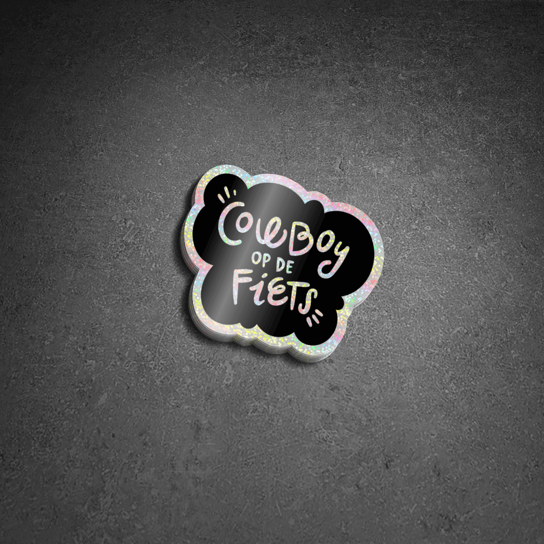 Image of Glittery Cowboy Stickers