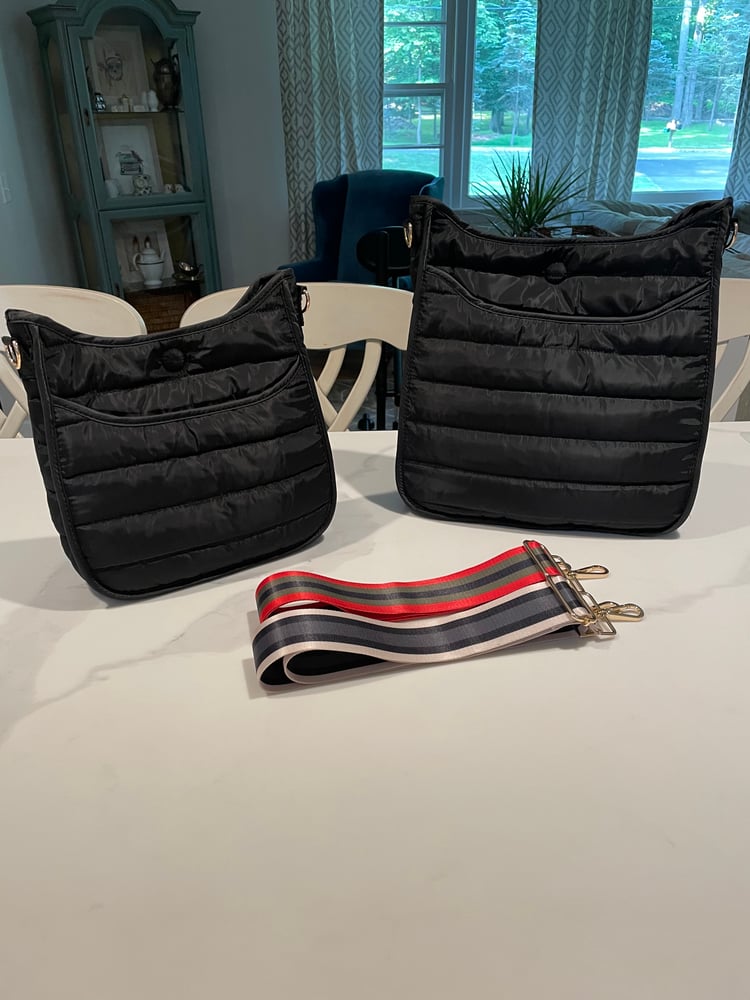 Image of Puffer Crossbody w/o Strap - SMALL BLACK & OLIVE ONLY 