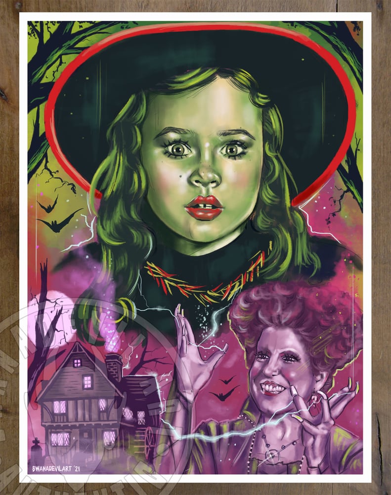 Image of Dani Dennison (Hocus Pocus) Art Print (9x12 in.)