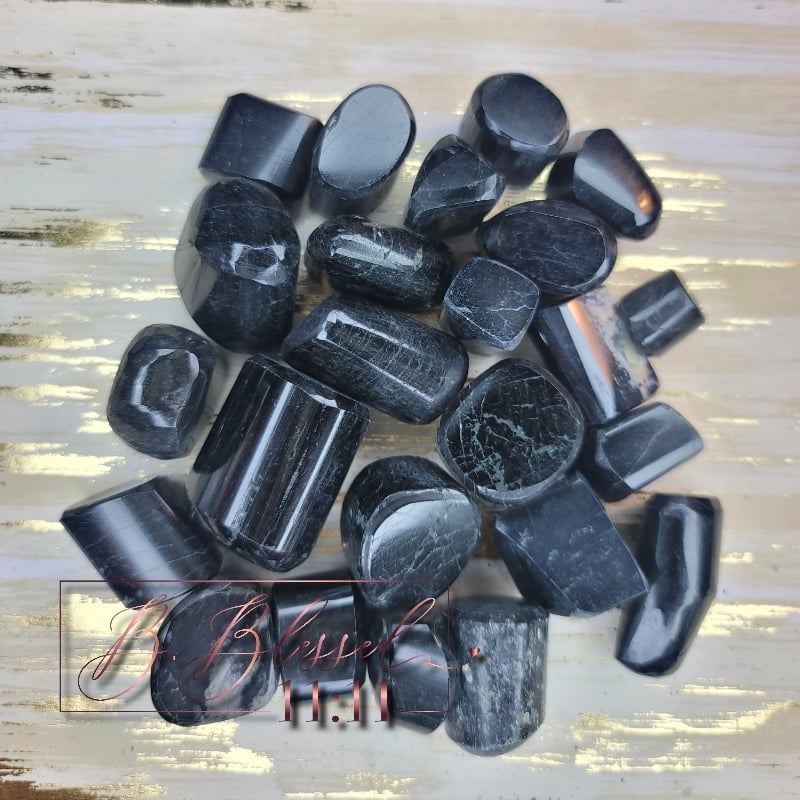 Image of Black Tourmaline Tumble Stone
