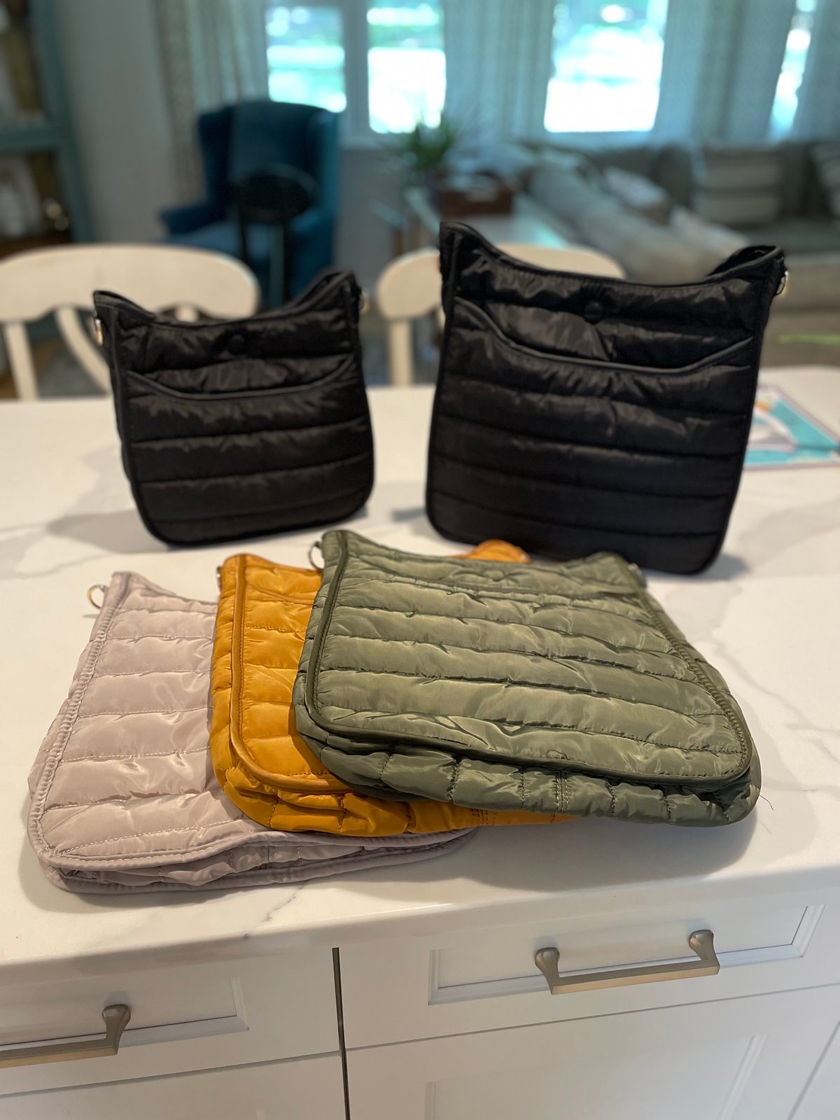 Image of Puffer Crossbody w/o Strap -LARGE 2 Colors