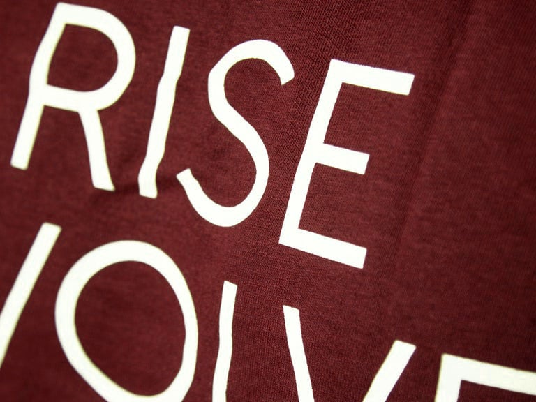 Image of Rise Evolve t-shirt (Maroon)