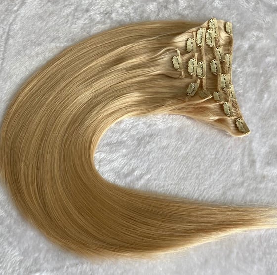 Image of Blonde 613 clip ins (set of 8)