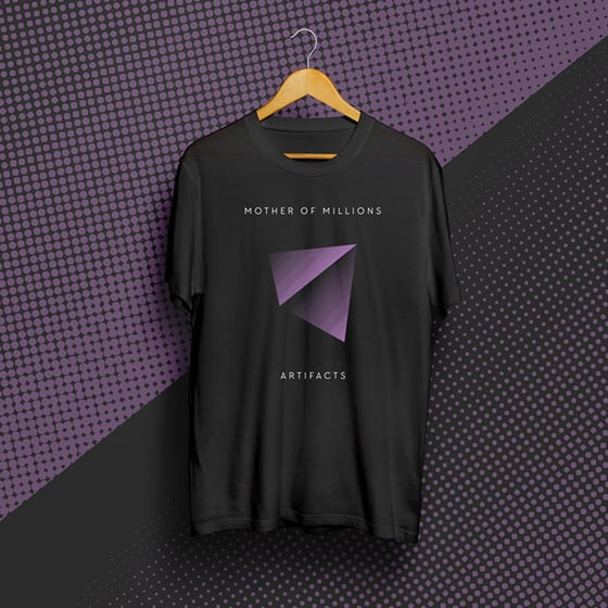 Image of Artifacts t-shirt (Purple Pyramid)