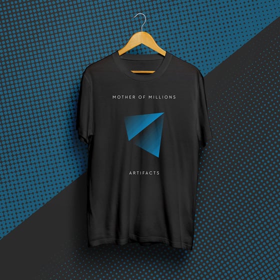 Image of Artifacts t-shirt (Blue Pyramid)