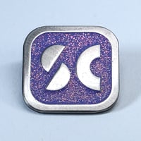 Image 1 of HUGE SALE!!  Steady Craftin Glittery Enamel Pin