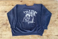 Image 2 of I'M A GO-GO GIRL... 60s Vintage Faded Sweatshirt 