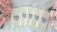 Image 3 of Happy Tears Tissue Pack, Happy Tears Wedding Favour, Wedding Tissues, Happy Tears Tissues