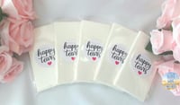 Image 1 of Happy Tears Tissue Pack, Happy Tears Wedding Favour, Wedding Tissues, Happy Tears Tissues