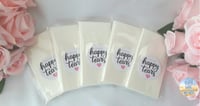 Image 4 of Happy Tears Tissue Pack, Happy Tears Wedding Favour, Wedding Tissues, Happy Tears Tissues