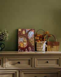Image 2 of Affiche maison arbre cosy