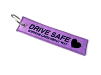 Purple - Drive Safe - Jet Tag
